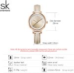 SHENGKE Women's Watch Leather Band Luxury Watches for Women Waterproof reloj para Mujer - Image 2